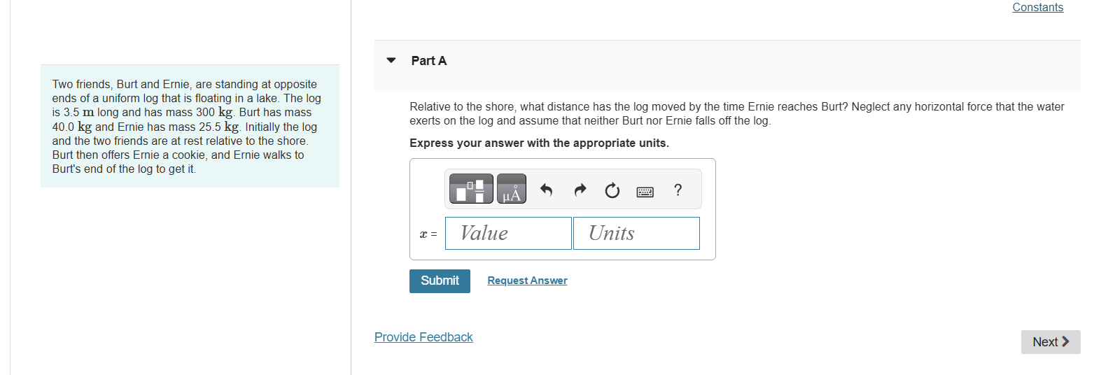 Two friends, Burt and Ernie, are standing at