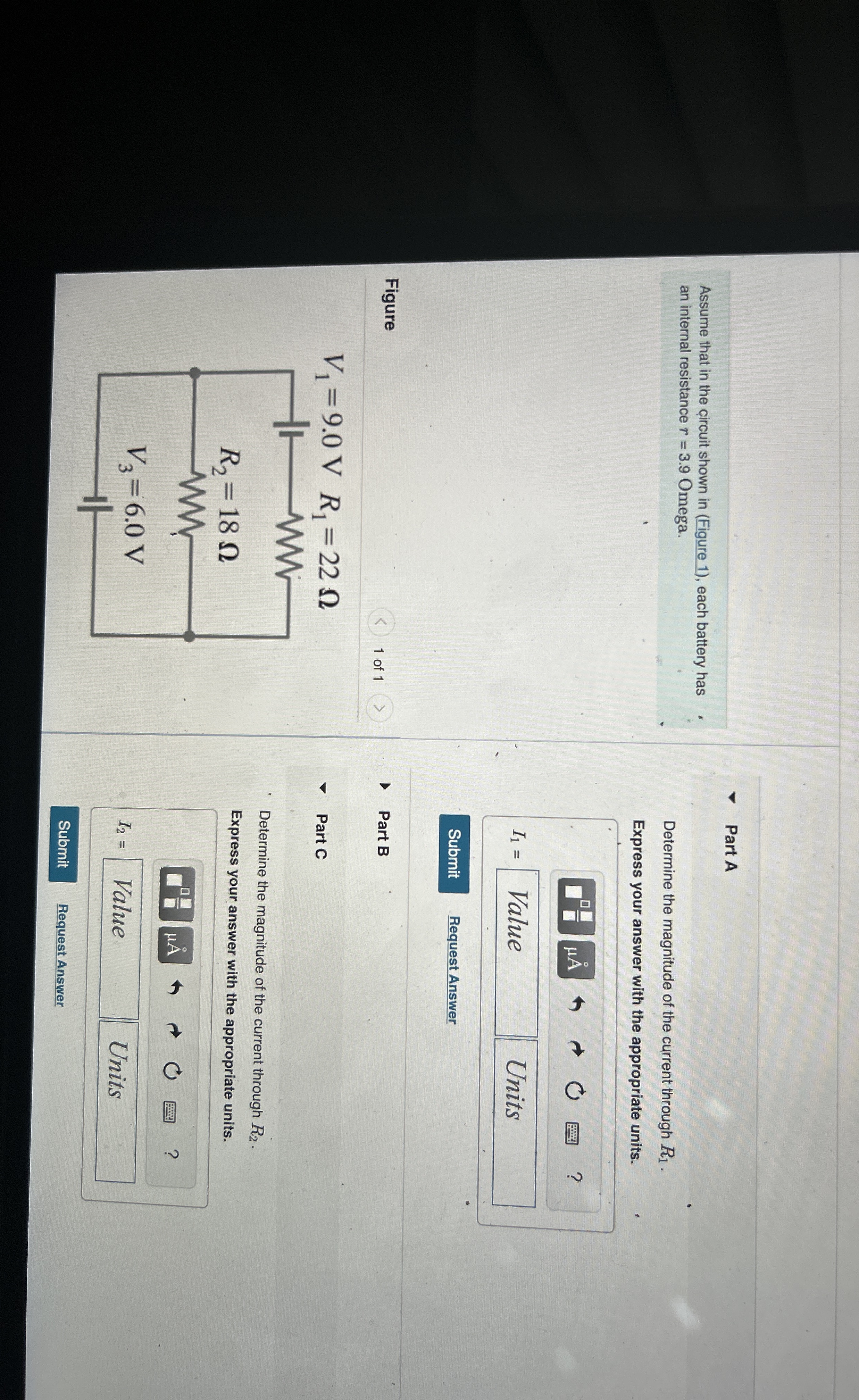 Assume that in the circuit shown in ( Figure 1 )