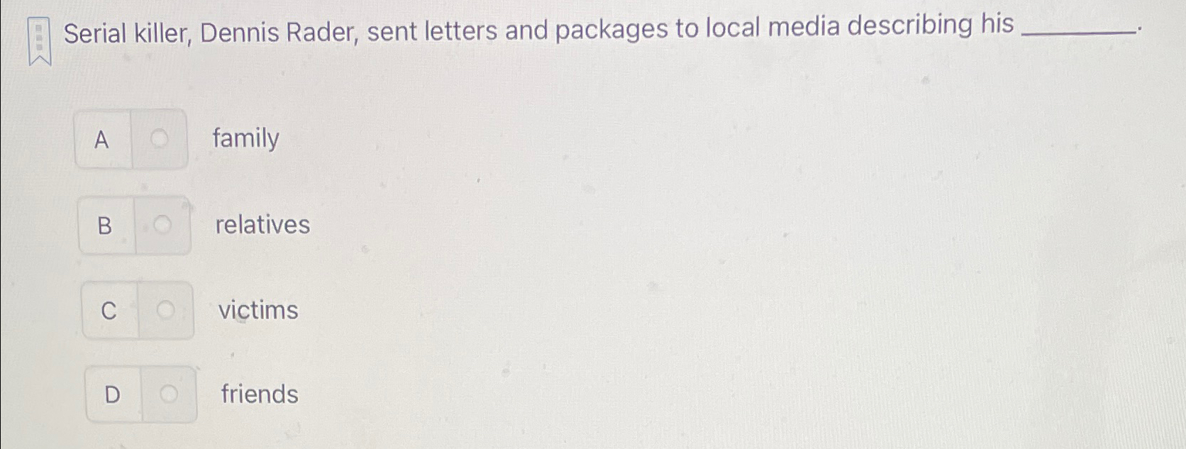 Serial killer, Dennis Rader, sent letters and