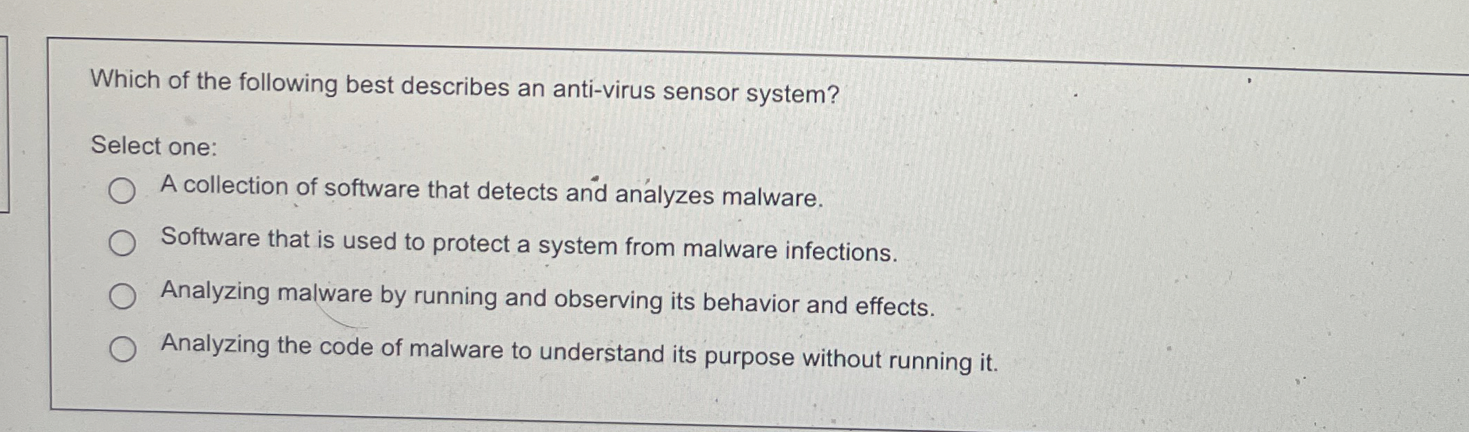 Which of the following best describes an anti -