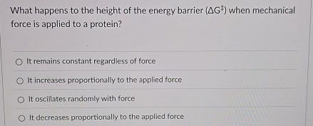 What happens to the height of the energy barrier
