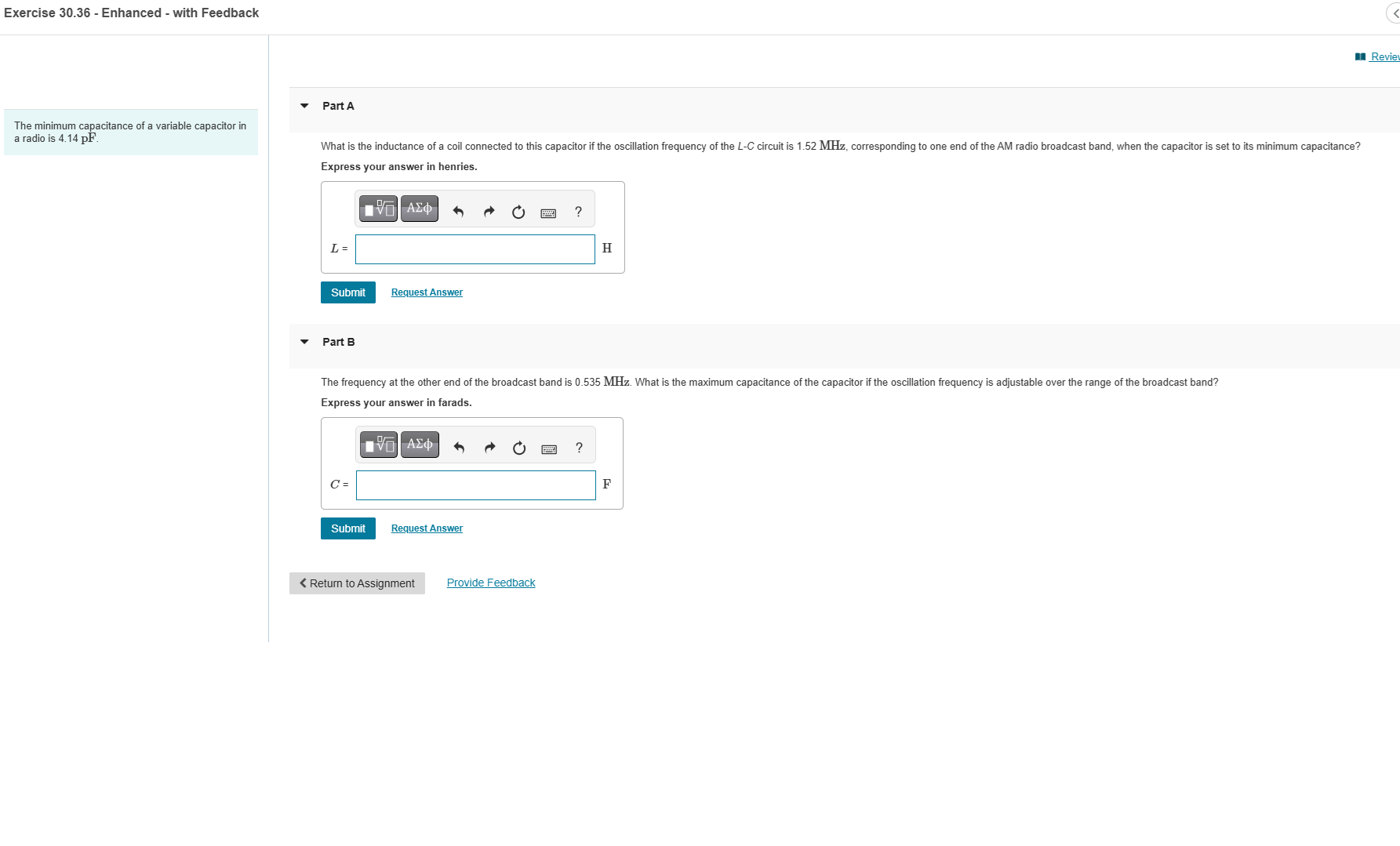 Exercise 3 0 . 3 6 - Enhanced - with Feedback The