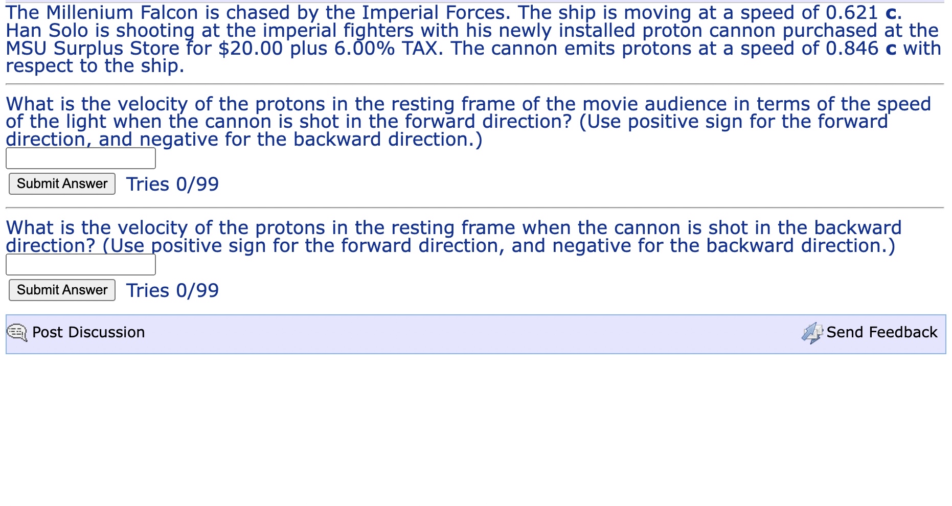 The Millenium Falcon is chased by the Imperial