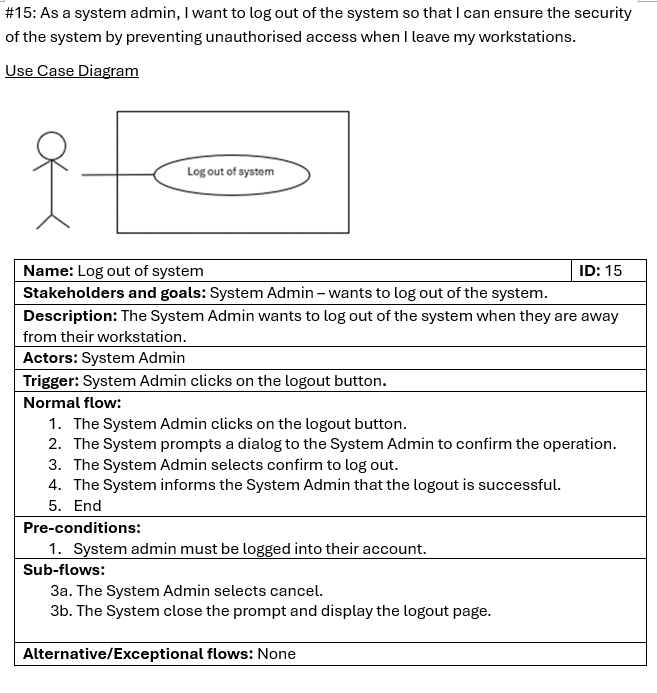 Please help me come up with a BCE diagram and