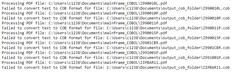 sorry but this conversion is not taking place as