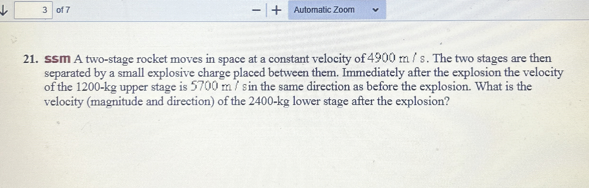 3 of 7 Automatic Zoom 2 1 . s s m A two - stage