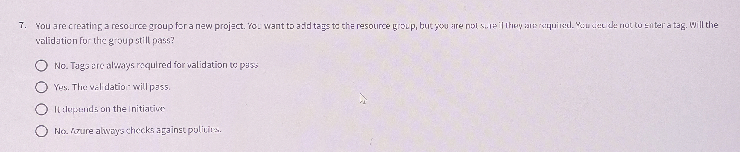 You are creating a resource group for a new