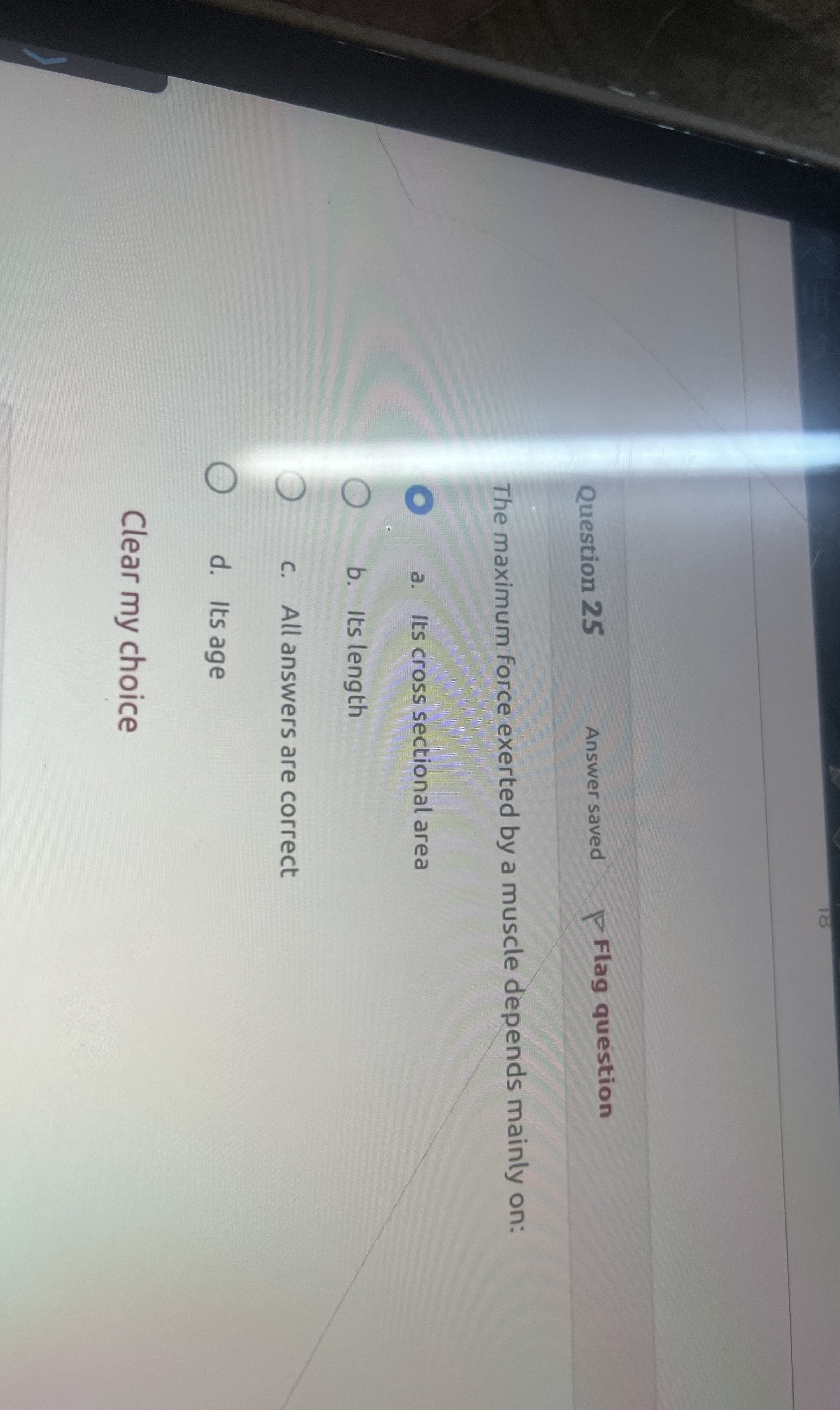 Question 2 5 Answer saved Flag question The