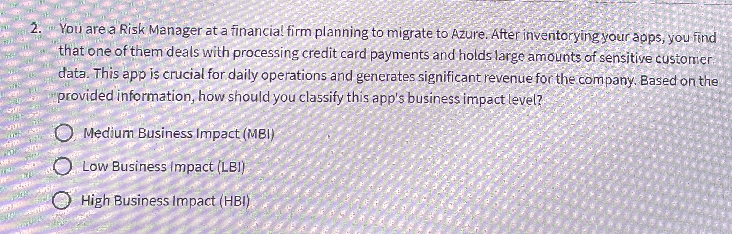 You are a Risk Manager at a financial firm