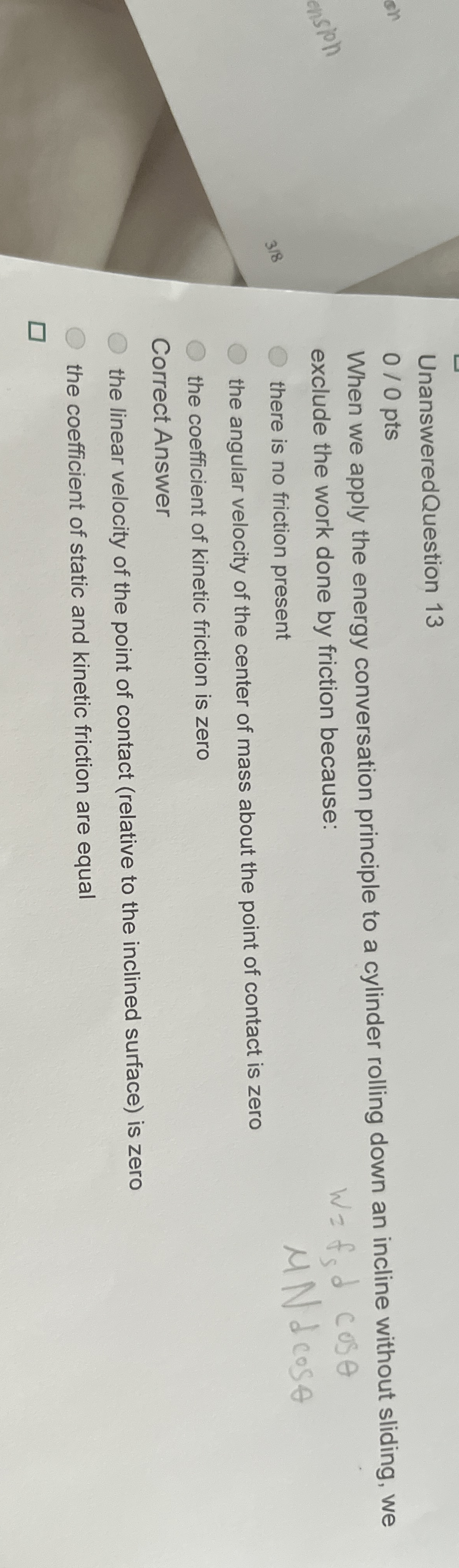 UnansweredQuestion 1 3 0 0 pts When we apply the