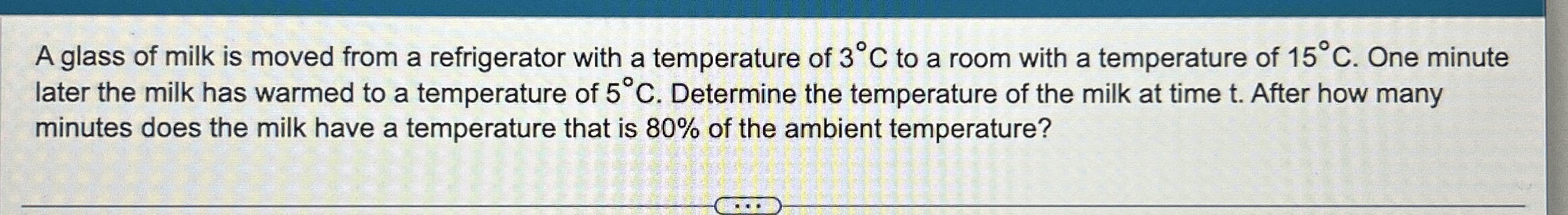 A glass of milk is moved from a refrigerator with