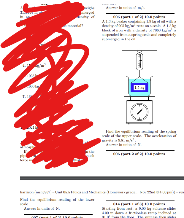 Answer in units of \ ( \ mathrm { m } / \ mathrm