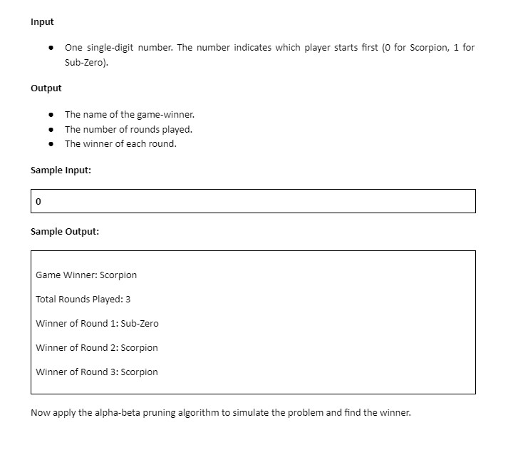 Part 1 : Mortal Kombat [ 5 Points ] In the world