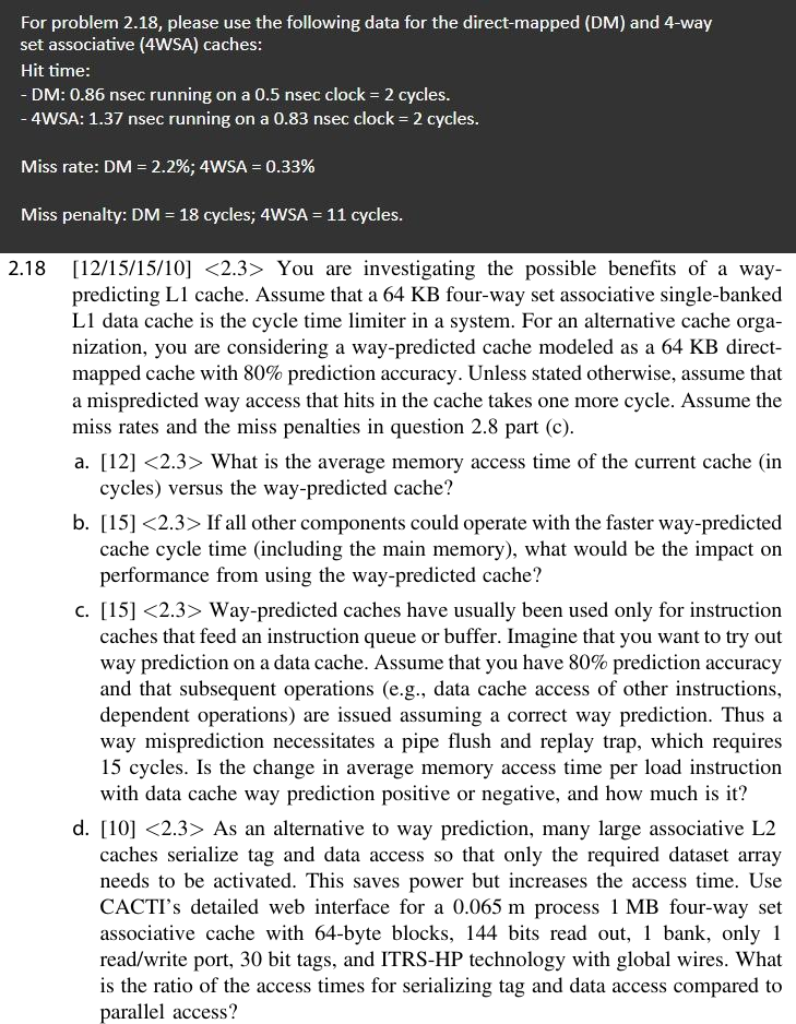 For problem 2 . 1 8 , please use the following