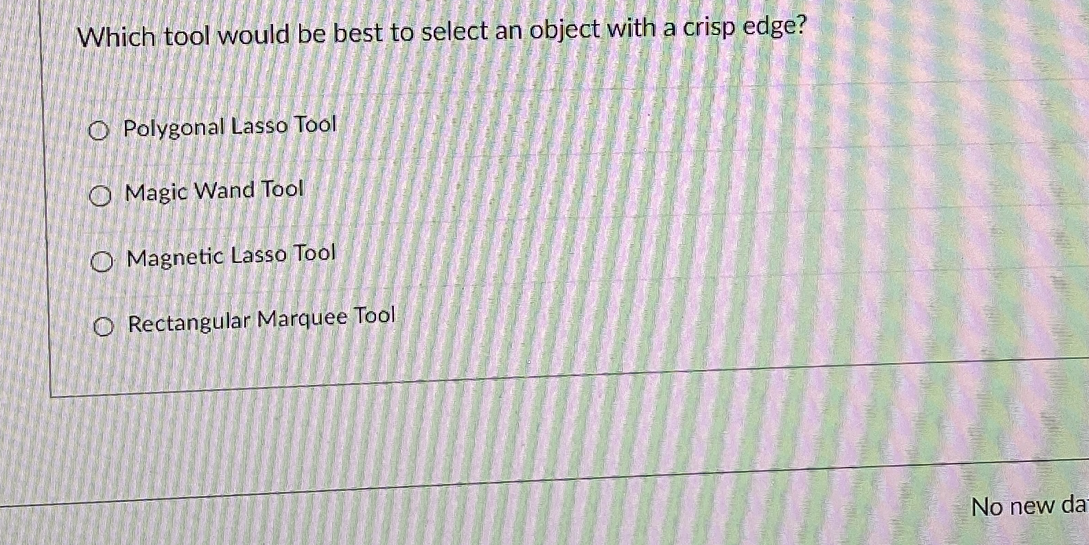 Which tool would be best to select an object with