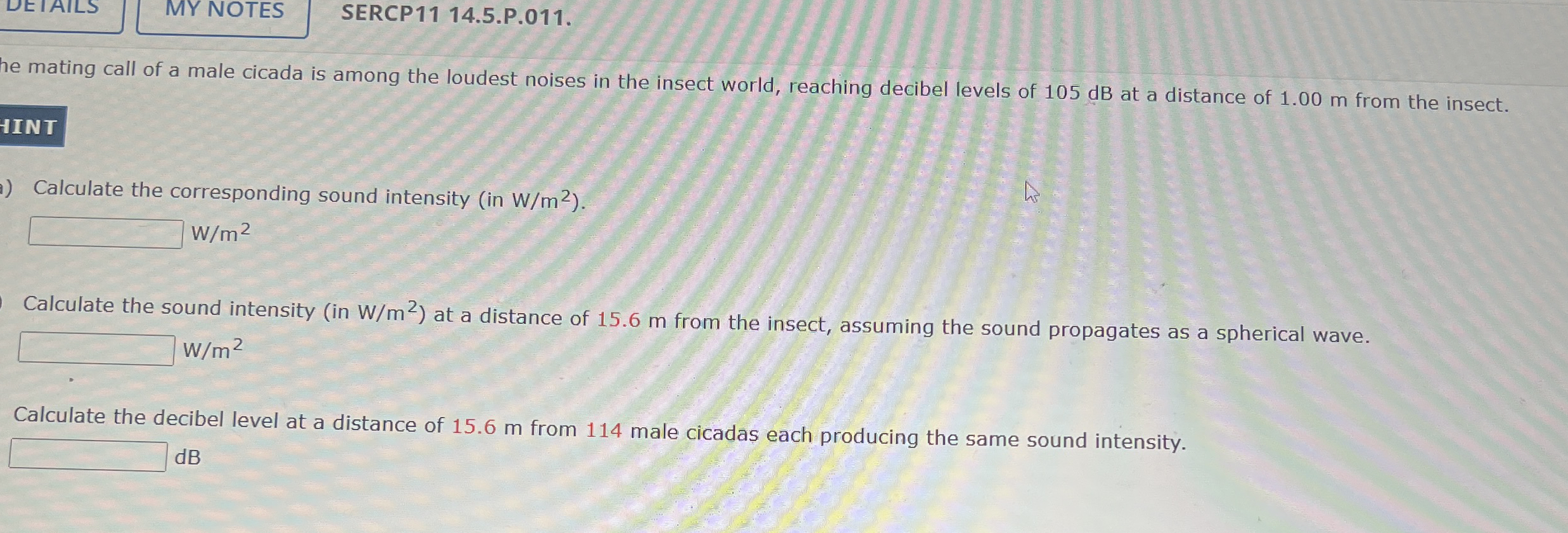 SERCP 1 1 1 4 . 5 . P . 0 1 1 . he mating call of