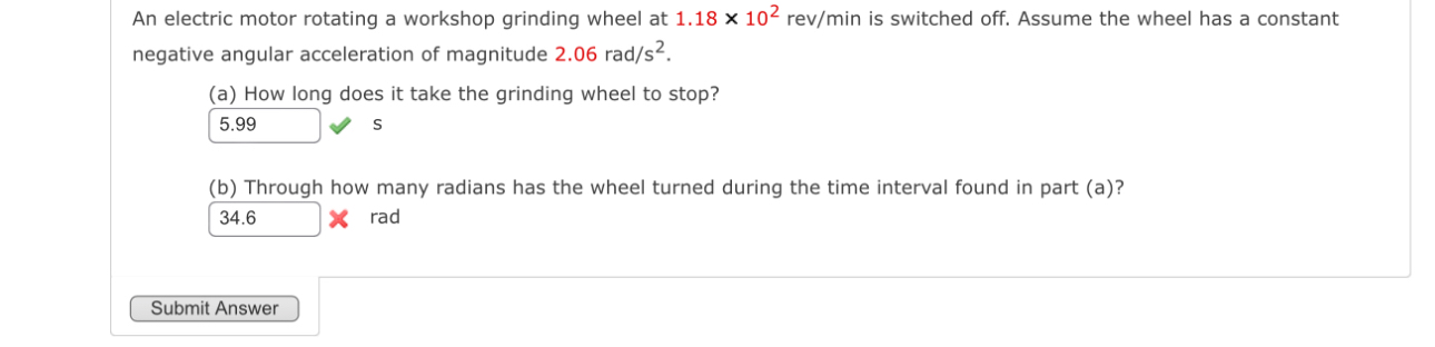 An electric motor rotating a workshop grinding