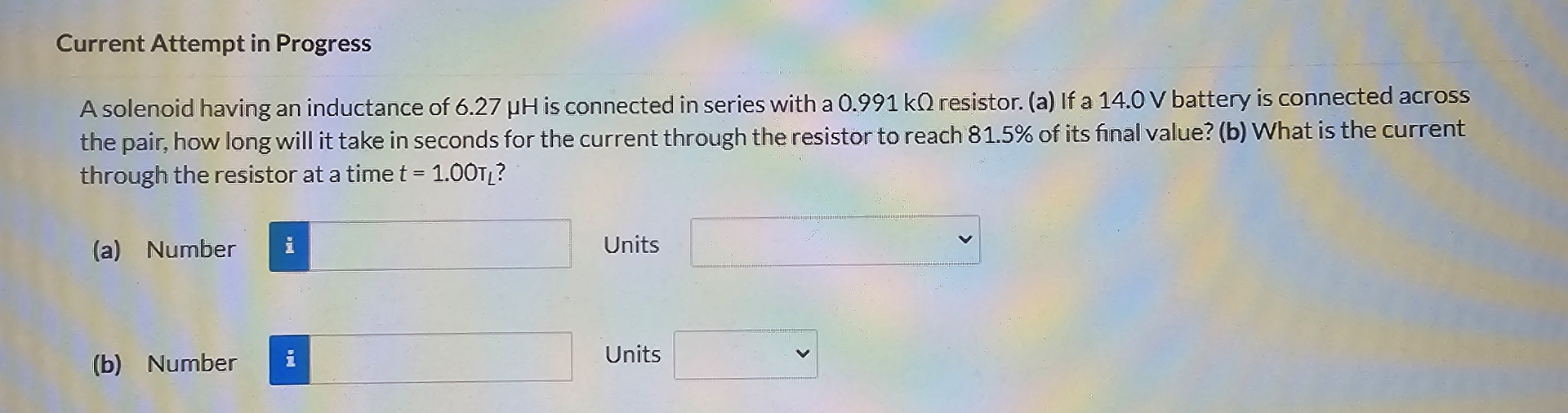 Current Attempt in Progress A solenoid having an