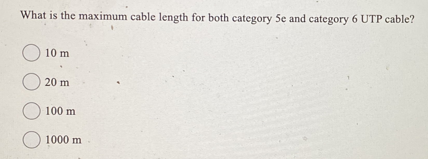 What is the maximum cable length for both