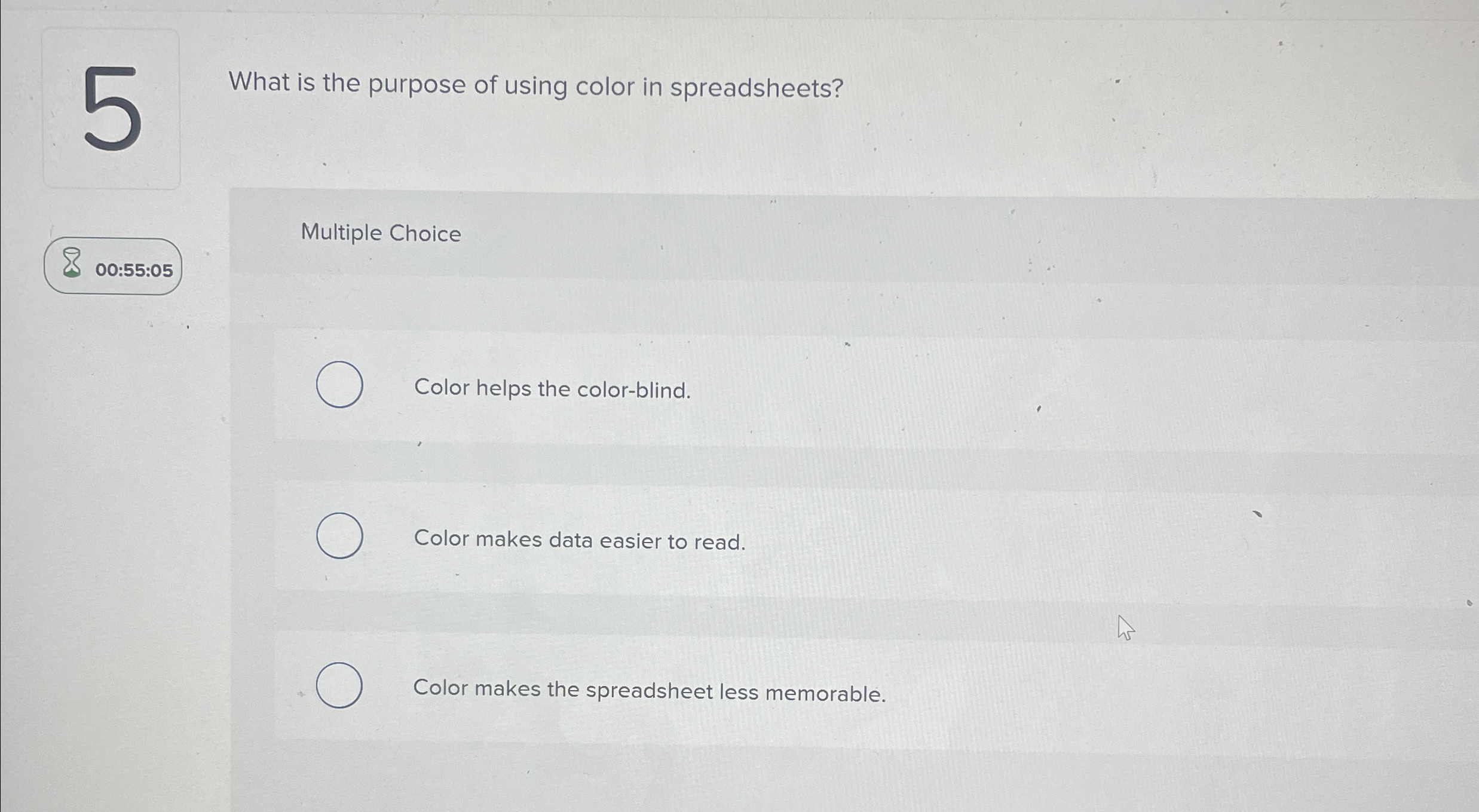 What is the purpose of using color in
