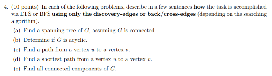 1 0 points ) In each of the following problems,