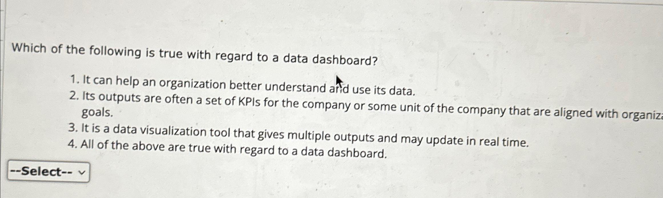 Which of the following is true with regard to a