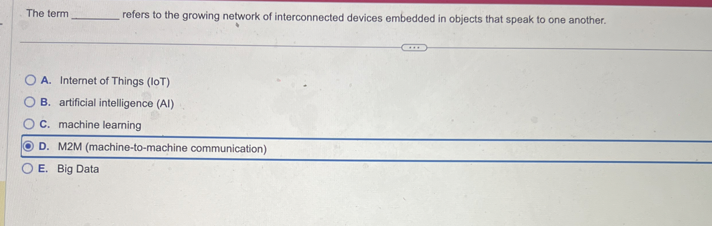 The term refers to the growing network of