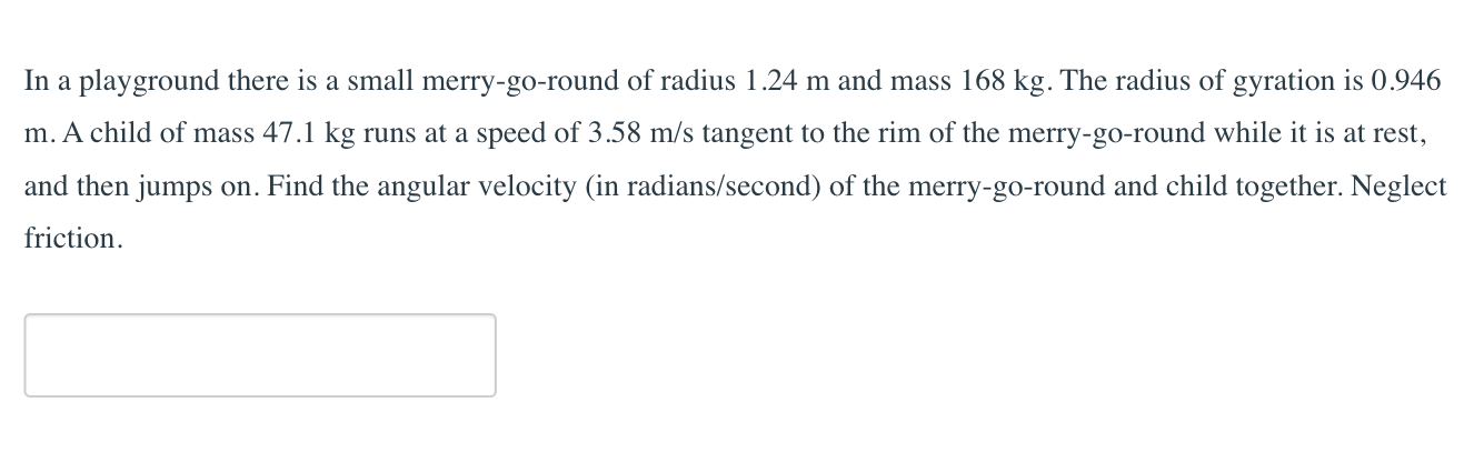 In a playground there is a small merry - go -