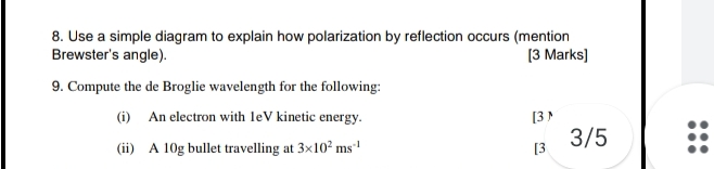 Use a simple diagram to explain how polarization