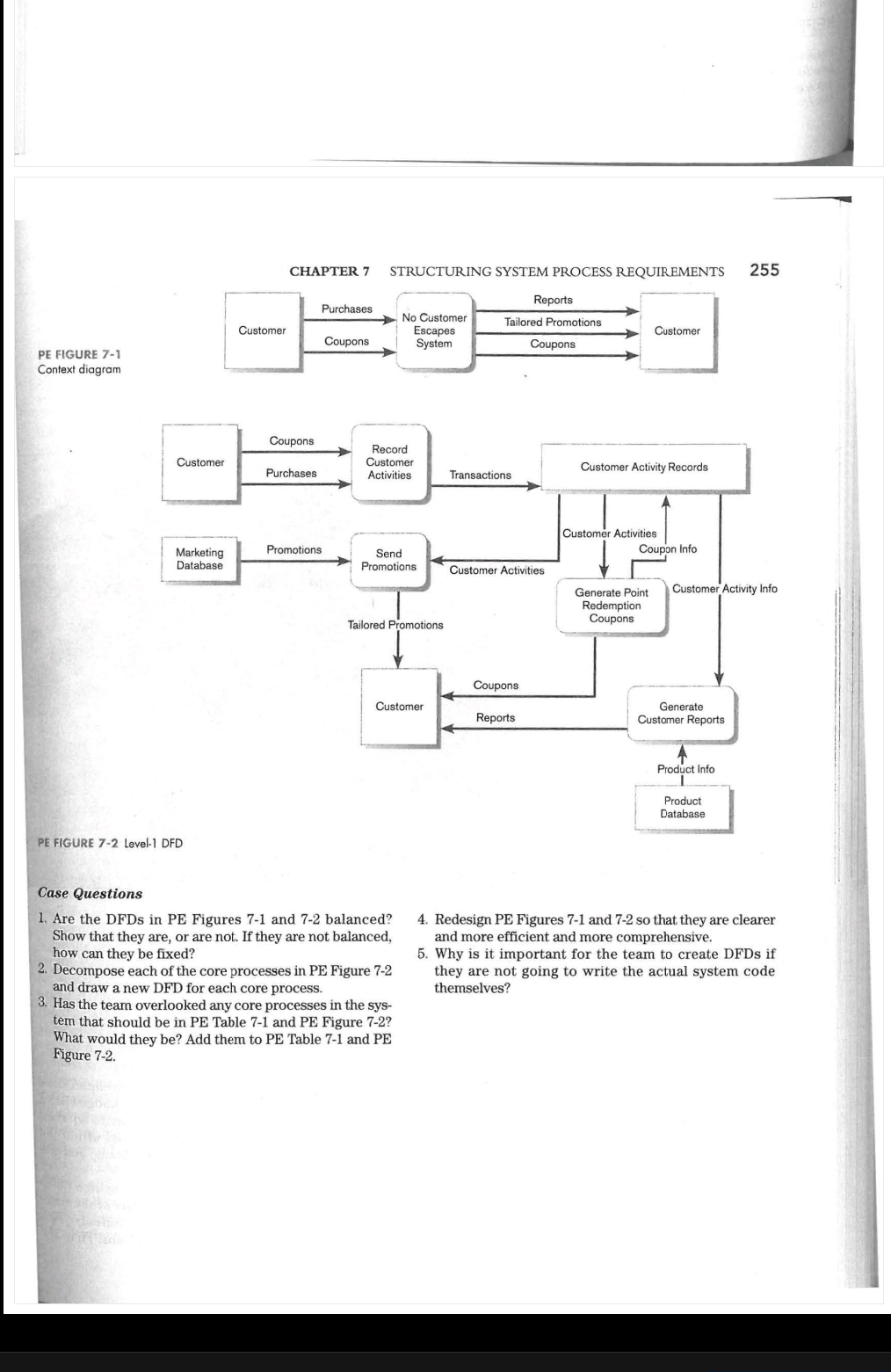 PE FIGUI Context di PE FIGURE 7 - 2 Level - 1 DFD