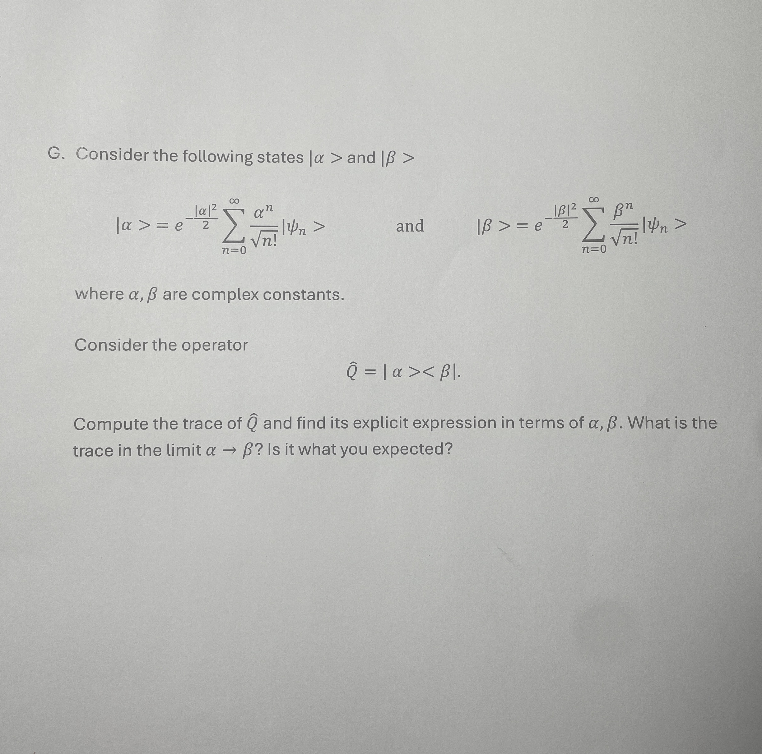 G . Consider the following states | |  style=