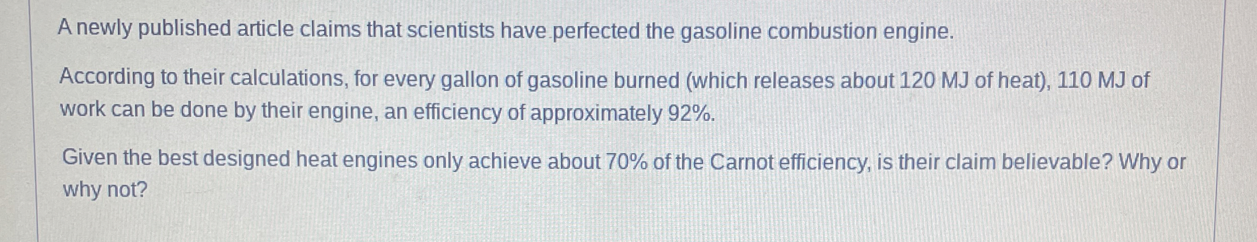 A newly published article claims that scientists