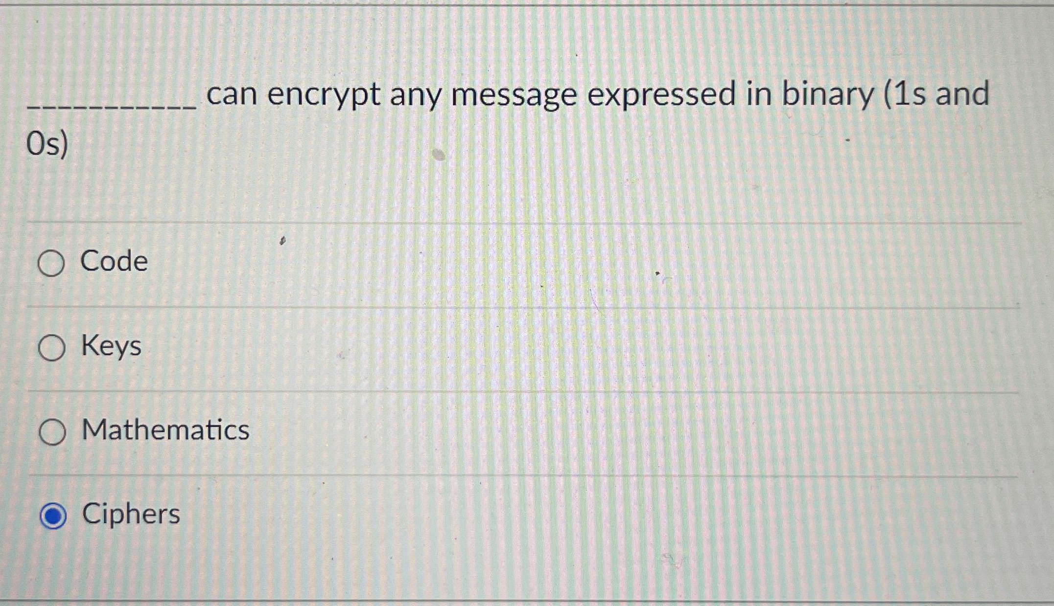 ? _ _ c a n e n c r y p t a n y m e s s a g e e x