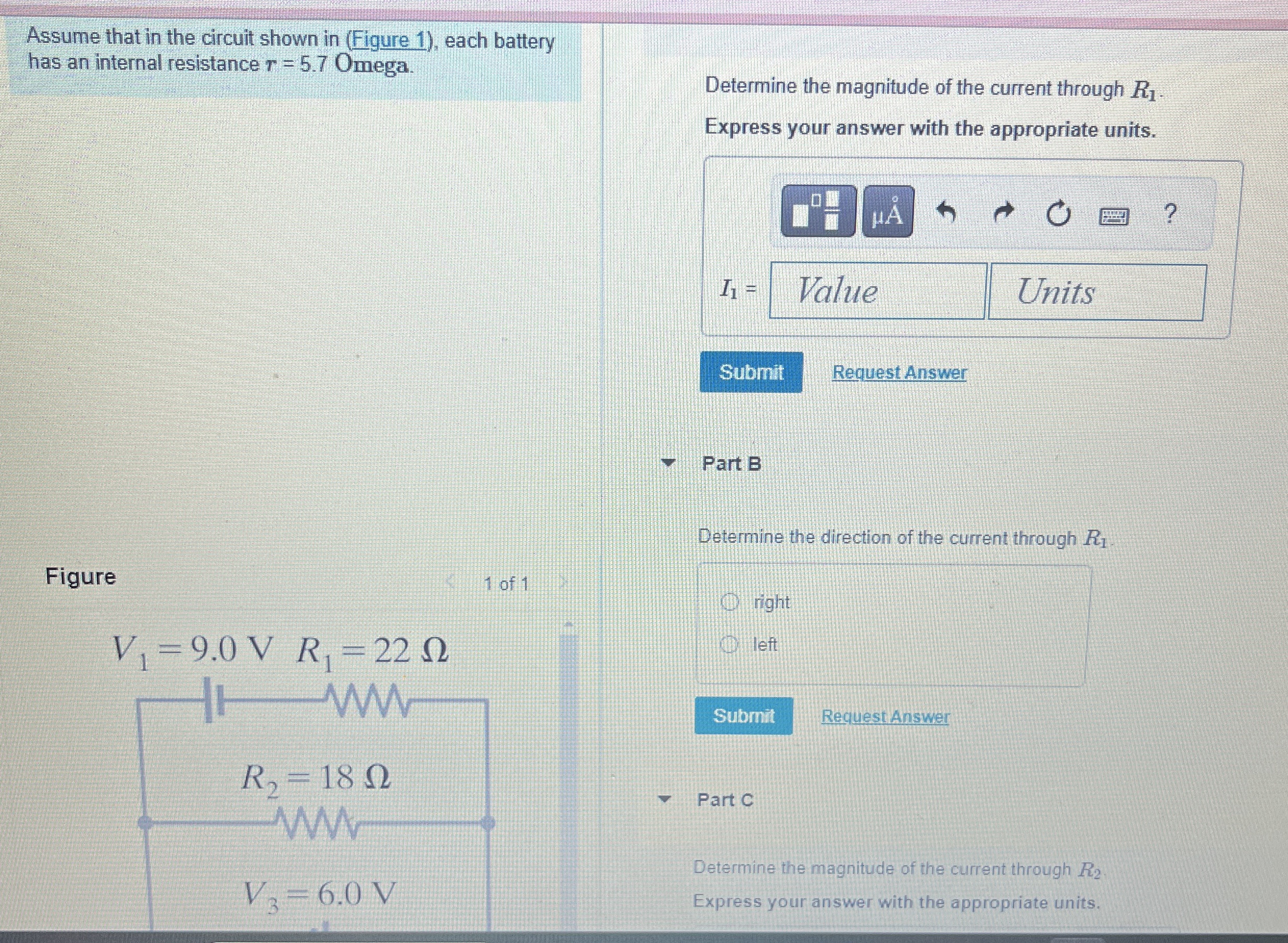 Assume that in the circuit shown in ( Figure 1 )