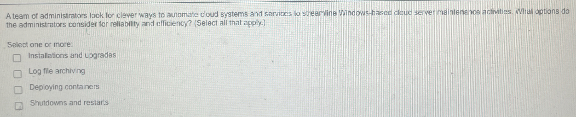 A team of administrators look for clever ways to