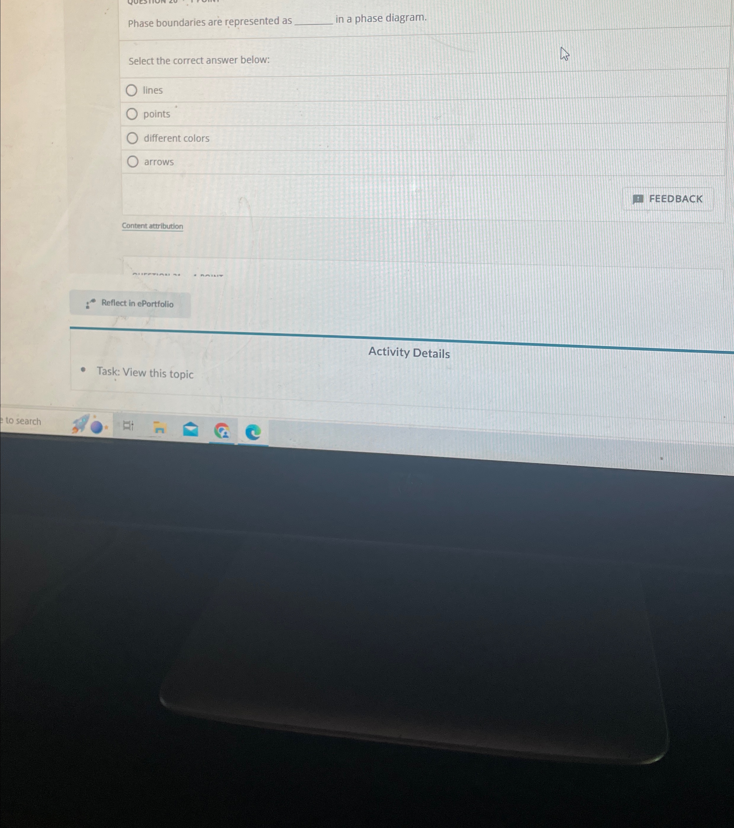 Phase boundaries are represented as in a phase