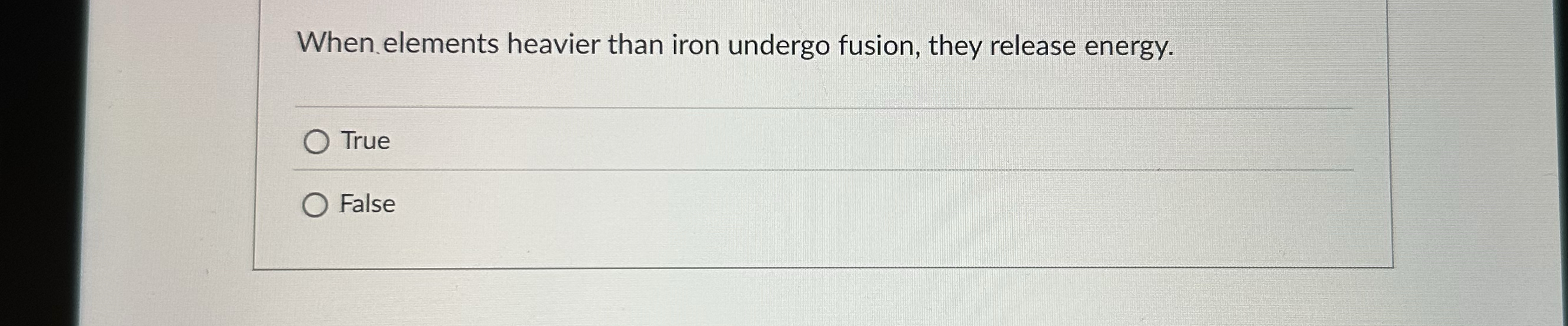 When elements heavier than iron undergo fusion,