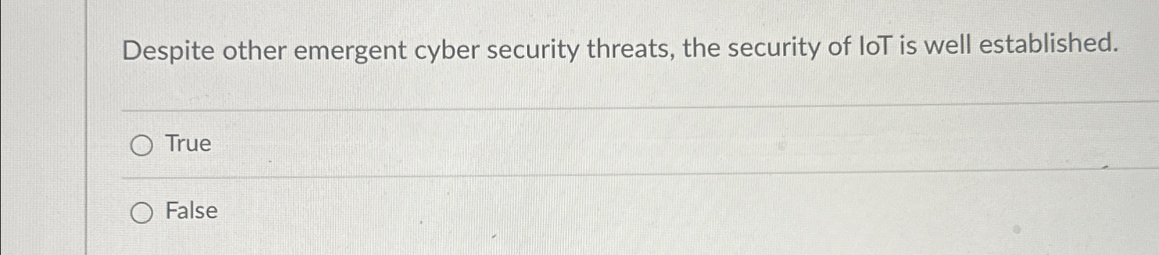 Despite other emergent cyber security threats,
