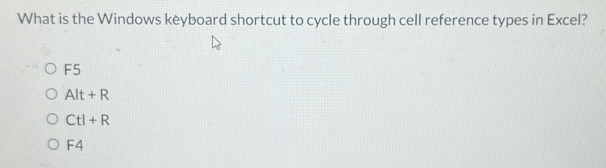 What is the Windows keyboard shortcut to cycle