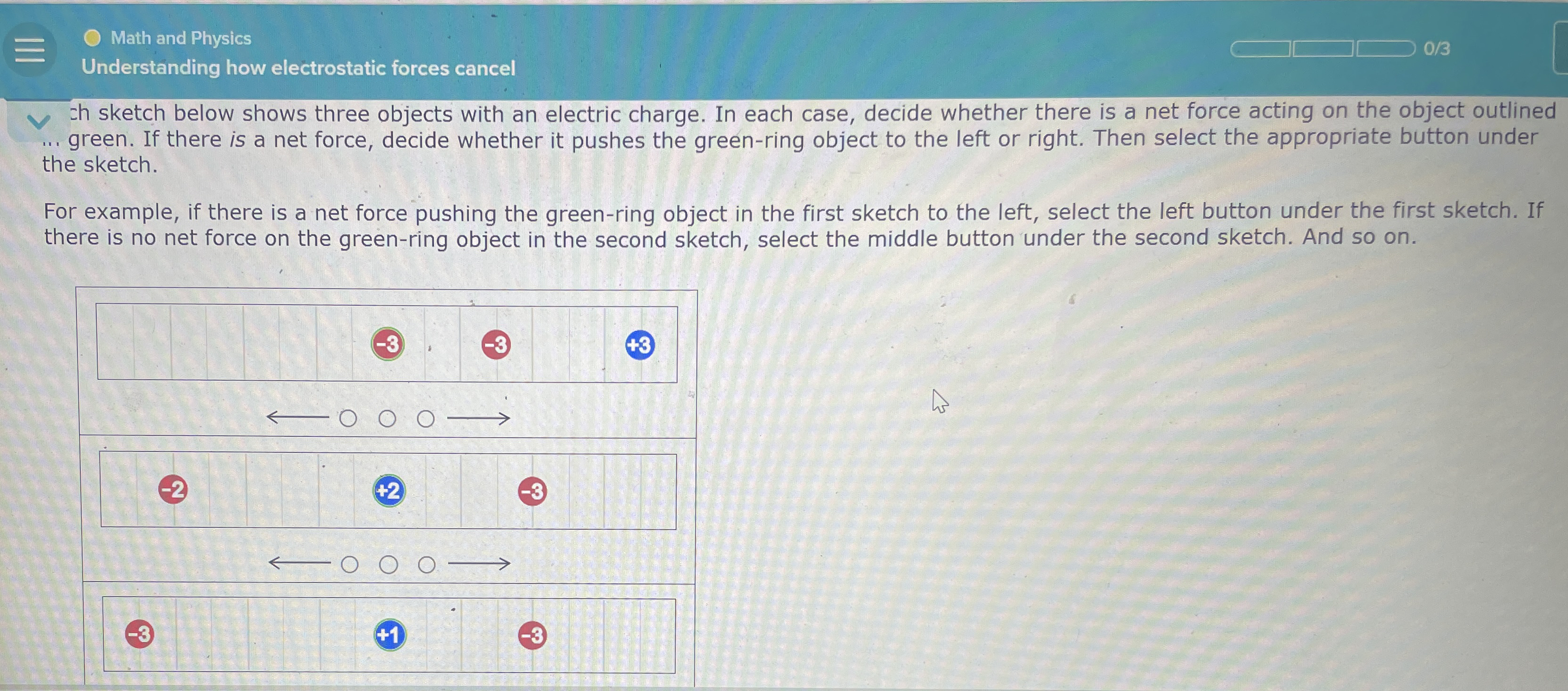 Math and Physics Understanding how electrostatic