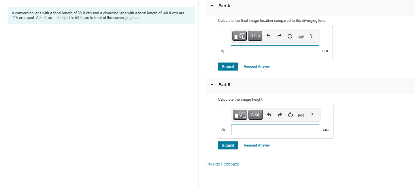 A converging lens with a focal length of 3 0 . 0