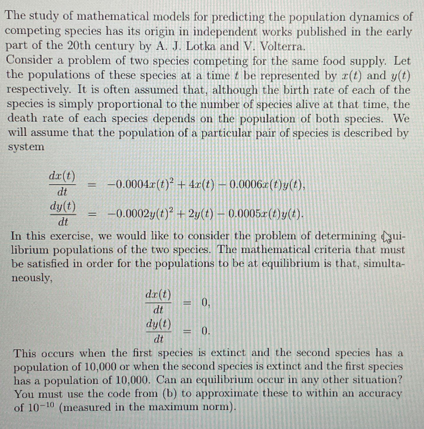 The study of mathematical models for predicting