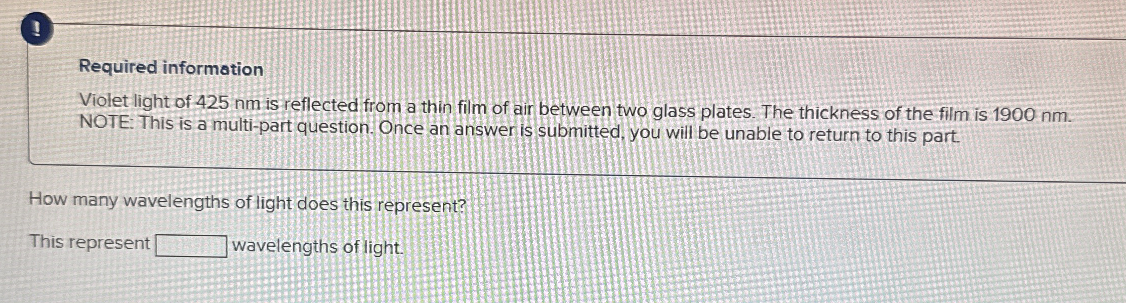 3 Required information Violet light of 4 2 5 nm
