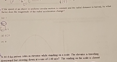 If the speed of an object in uniform circular
