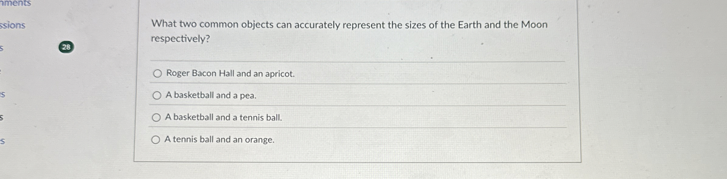 What two common objects can accurately represent