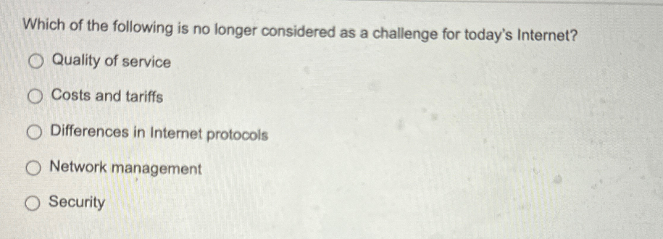 Which of the following is no longer considered as