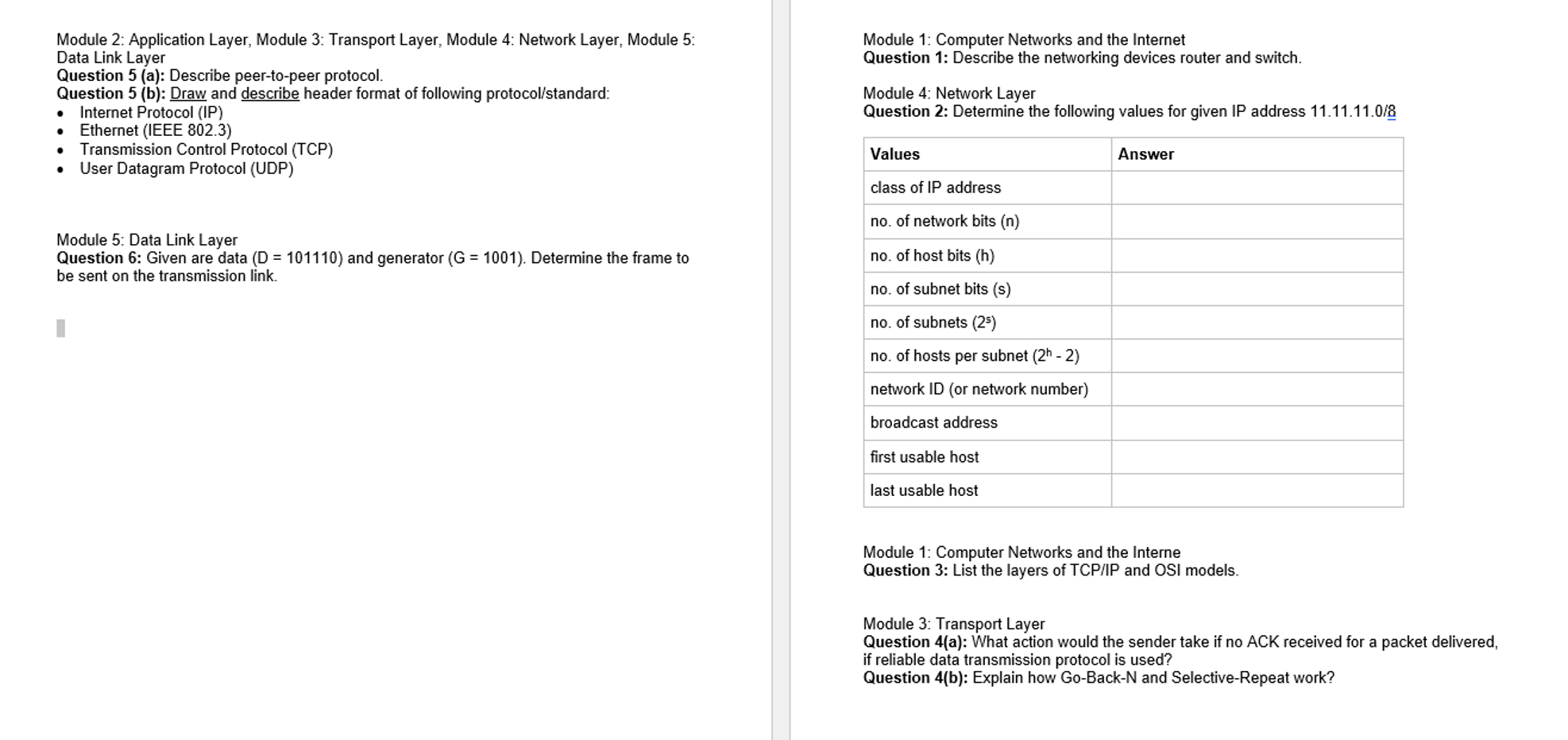 PLEASE DO IT CAREFULLY Module 2 : Application