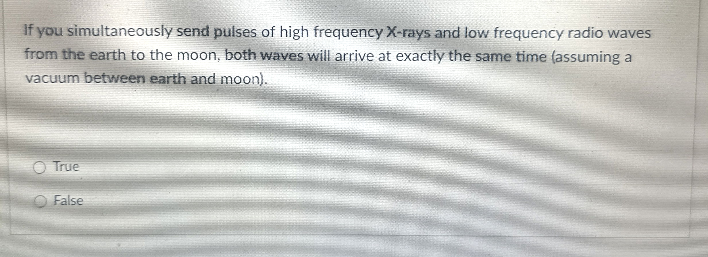 If you simultaneously send pulses of high