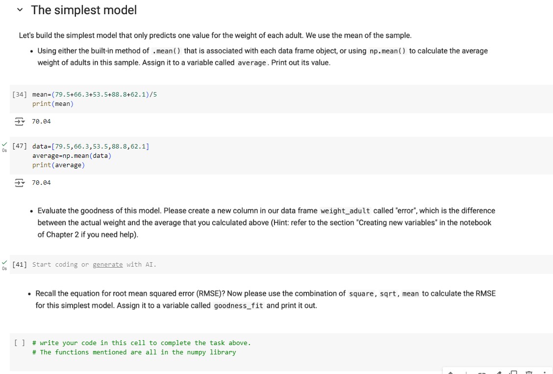 Evaluate the goodness of this model. Please