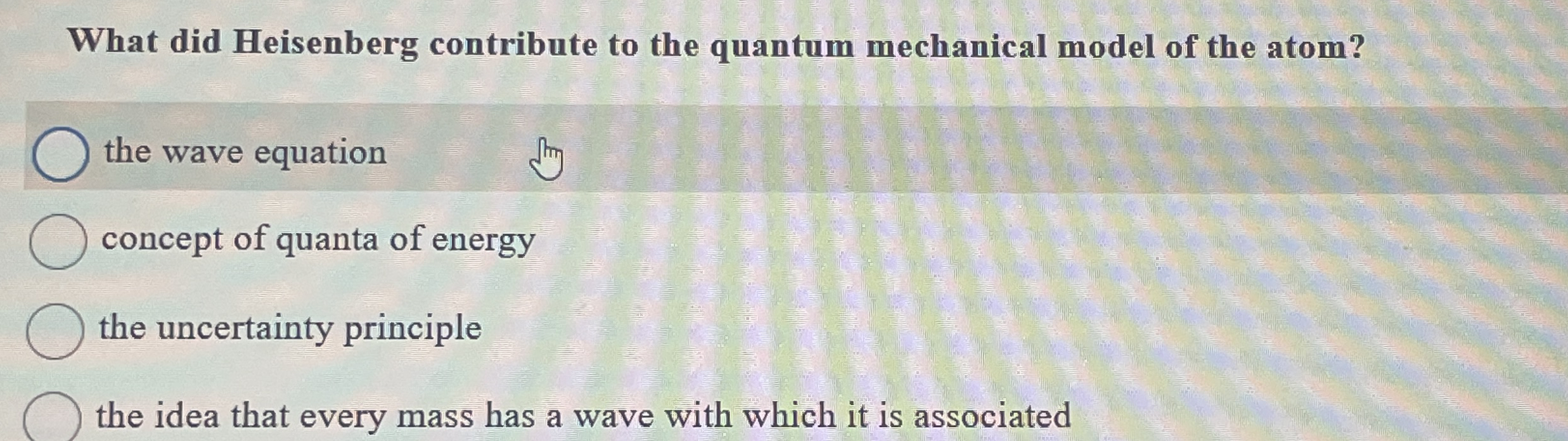What did Heisenberg contribute to the quantum